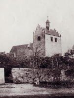 Historische Aufnahme der Quetzdölsdorfer Dorfkirche