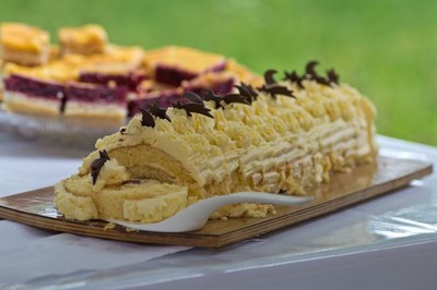 frischer Kuchen